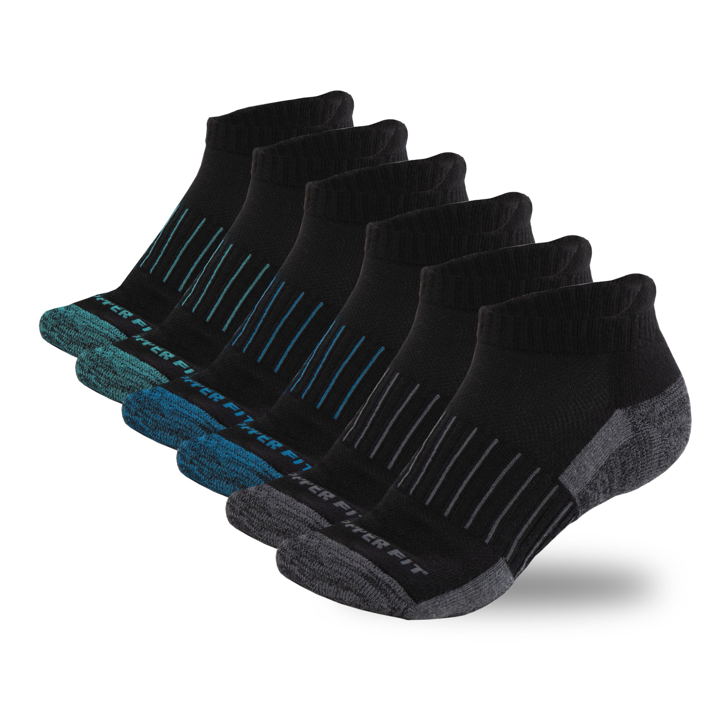 Copper Fit Ankle Length Calcetines Deportivos (Pack de 3) Unisex Adulto