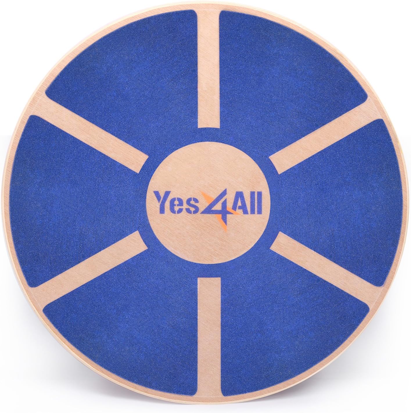 Yes4All Tabla de equilibrio de madera con balanceo – Entrenador de equilibrio de ejercicio de 40 cm de diámetro