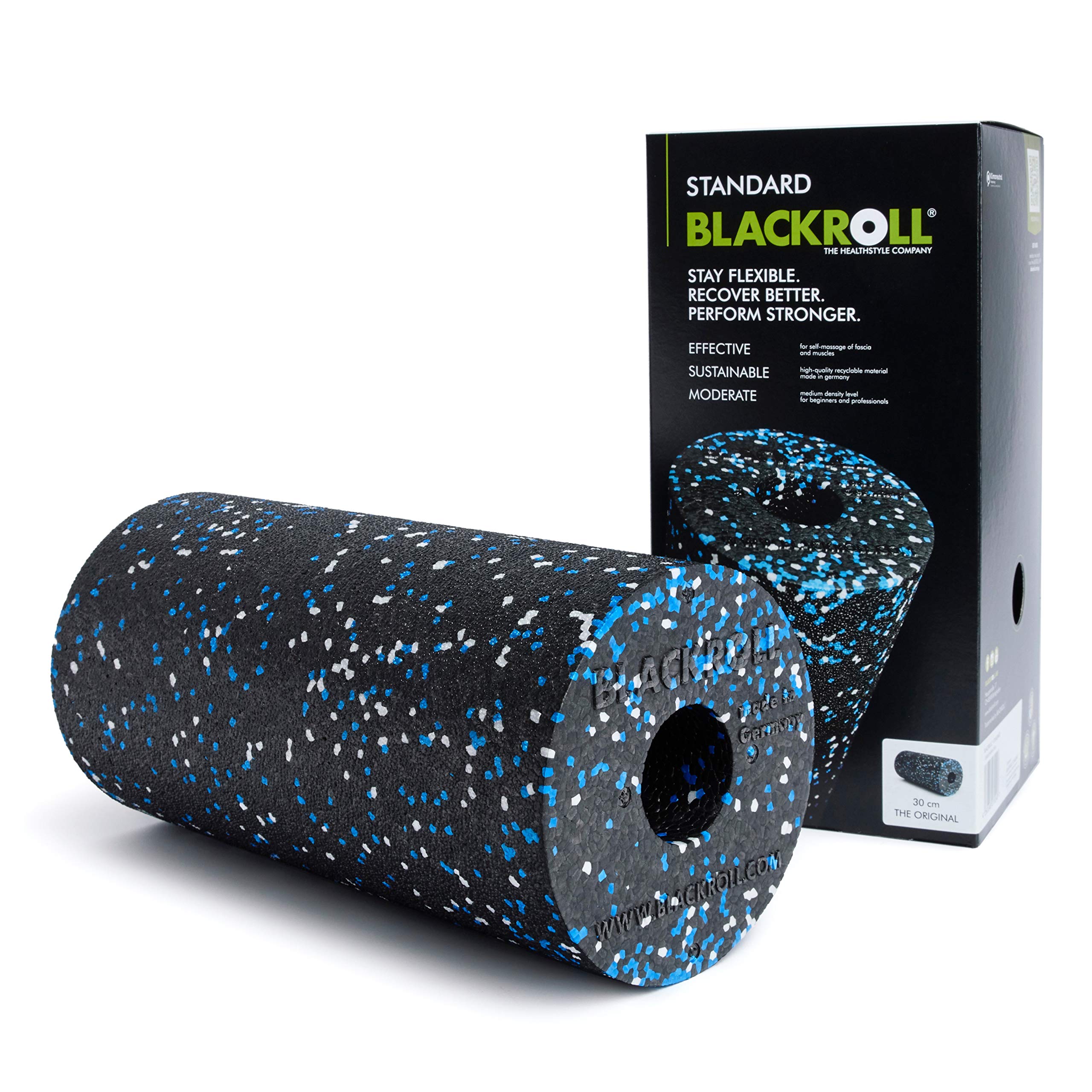 Blackroll Rodillo para automasaje TOGU Negro - Negro/blacno/Azul, 30