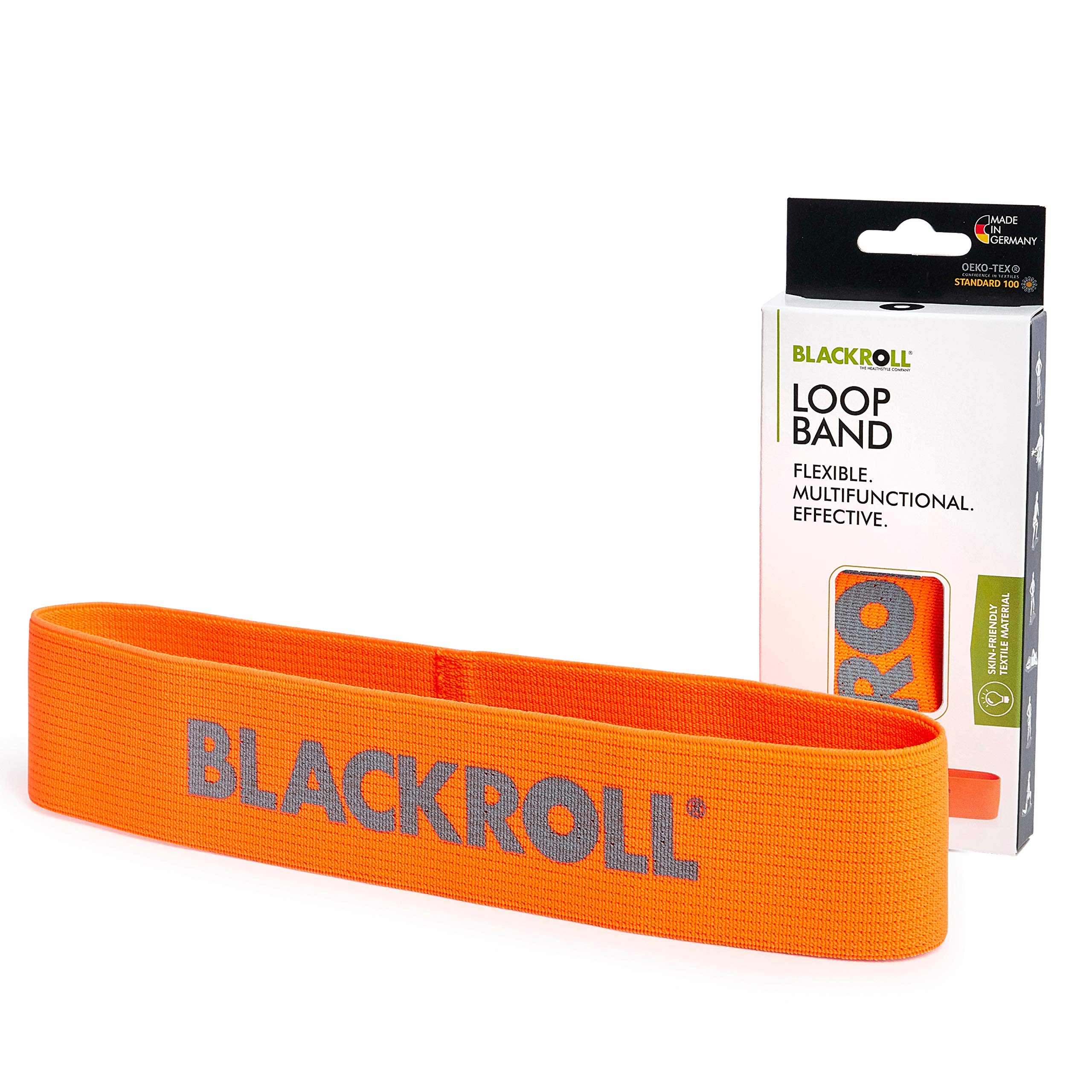 BLACKROLL - Banda elástica de Entrenamiento para Gimnasia AMLBBE, con una Elasticidad Muy Robusta, Talla única