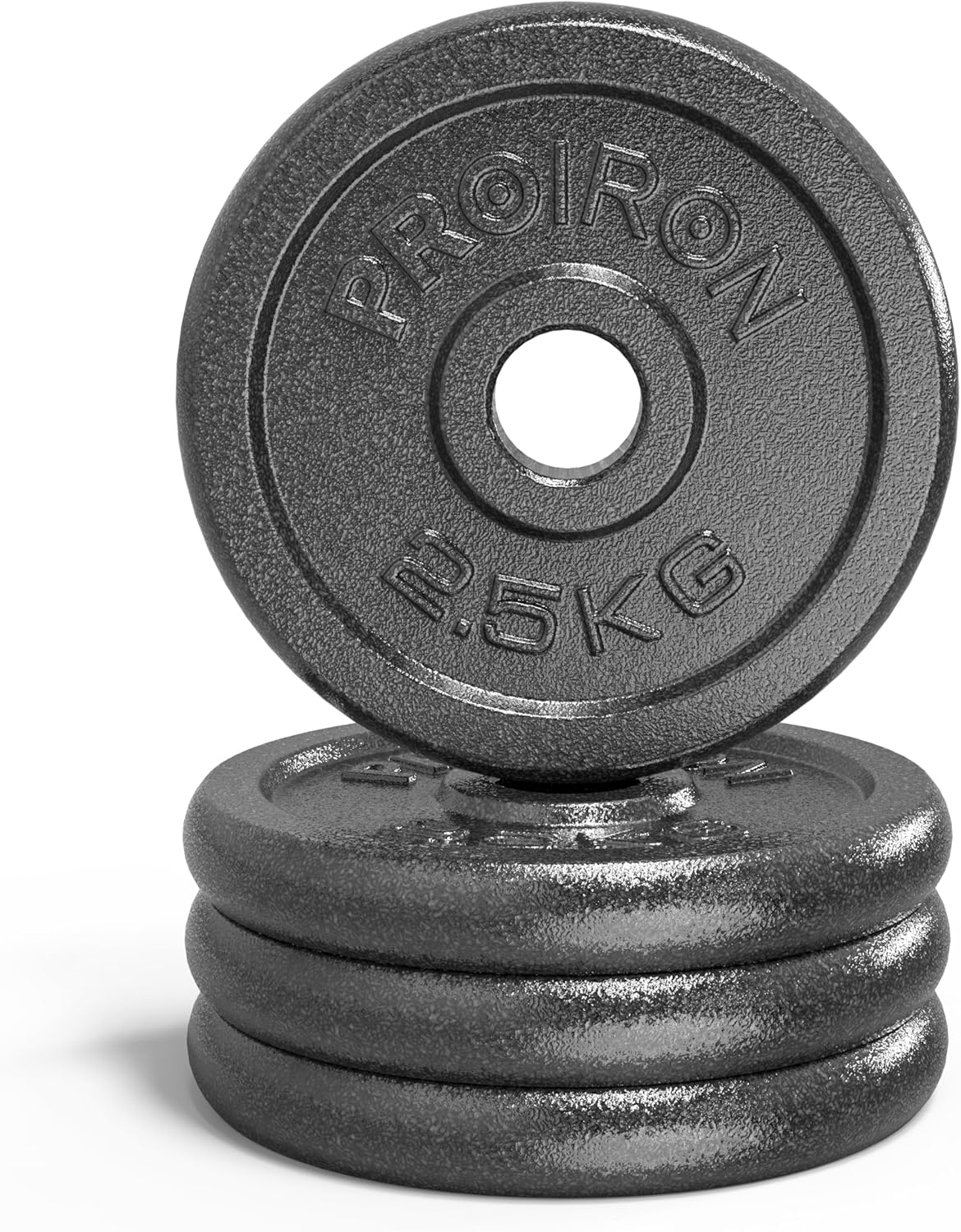 PROIRON Discos Pesas, Ø25mm - Hierro Fundido Placas de Discos Peso para Pesas y Mancuernas 1.25/2.5/5/10kg