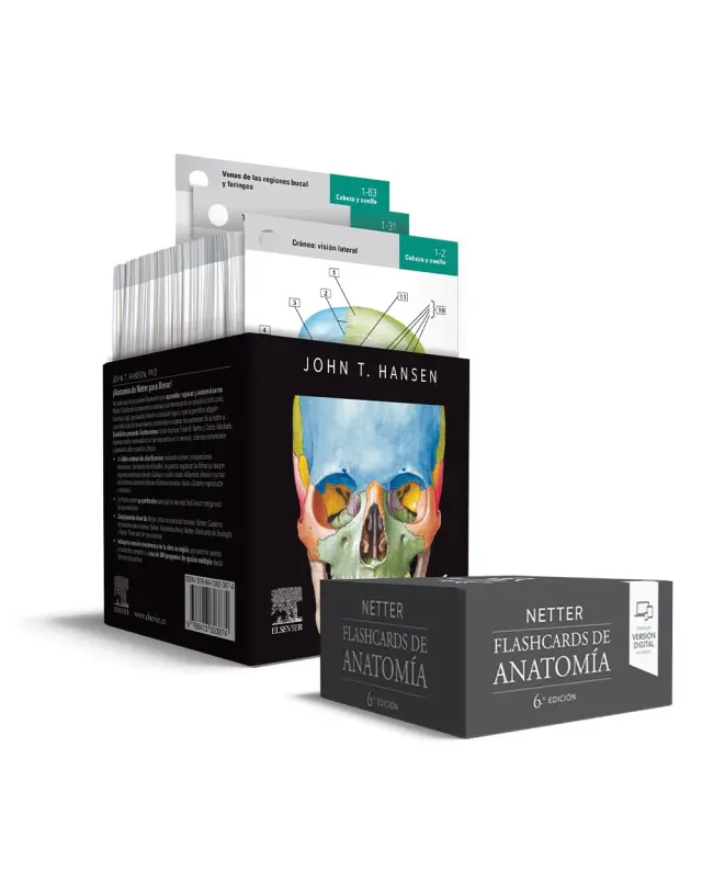 Elsevier Netter. Flashcards de anatomía