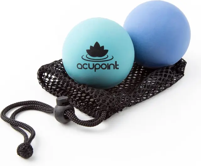 Acupoint Juego de bolas de terapia de masaje físico, ideal para yoga, masaje de tejido profundo, terapia de punto de activación y equipo de terapia física de liberación miofascial